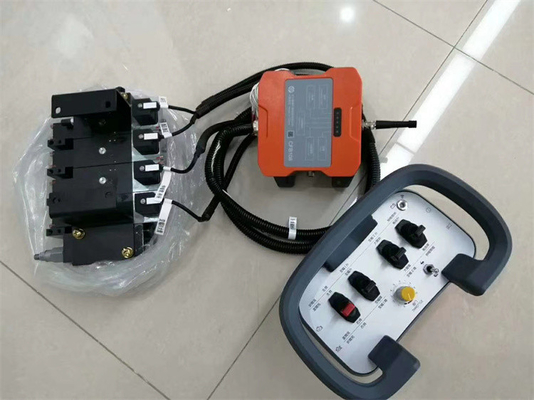 La bomba concreta de HBC727 Putzmeister parte la radio de colocación concreta del auge teledirigida