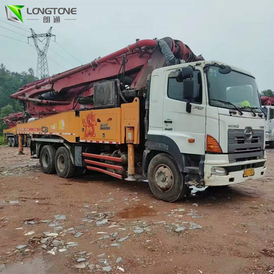 Bomba concreta usada color de encargo del camión, bomba concreta de Putzmeister los 42m de la válvula de S