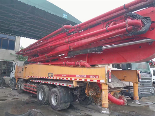 300 kilovatios utilizaron las bombas concretas del remolque, camiones usados portátiles del burilador
