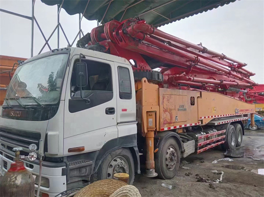 Bomba concreta usada teledirigida Putzmeister los 42m del remolque de Hbc