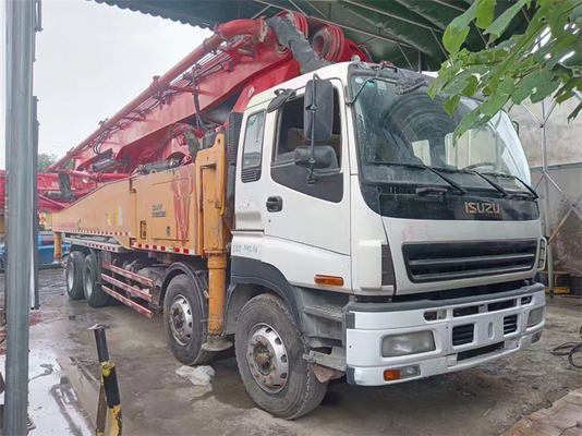 Bomba concreta usada teledirigida Putzmeister los 42m del remolque de Hbc