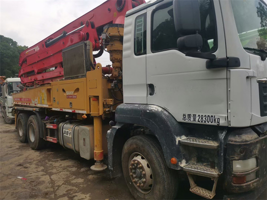 La marca superior HB56K articuló el camión los 56m de la bomba concreta del auge