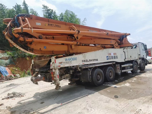 Bomba usada construcción del auge de Putzmeister de la bomba concreta del camión con teledirigido