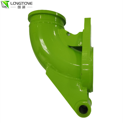 Curva gemela del codo de la pared del tubo de DN100 DN125 con bisagras para la bomba concreta