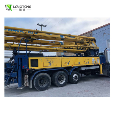 Camión concreto amarillo usado de Sany con Max. Pressure 6 - 6,6 MPa Max. Aggregate Diameter 24 - 36 milímetros