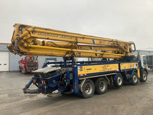 Camión articulado los 56m superior de la bomba concreta del auge de la marca HB56K