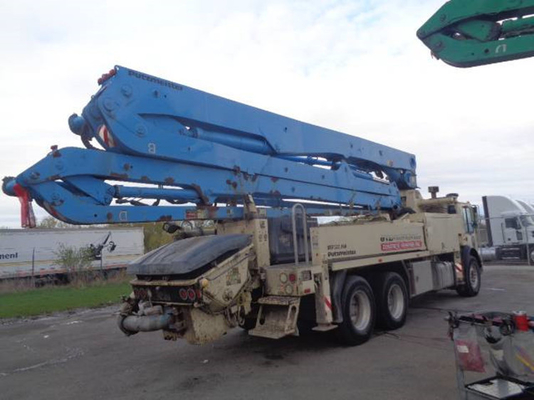 Camión articulado los 56m superior de la bomba concreta del auge de la marca HB56K