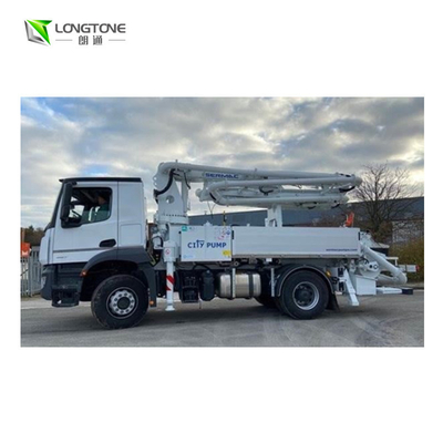 25T utilizó el camión del auge de la mano de la bomba concreta segunda del camión para los compradores de B2B