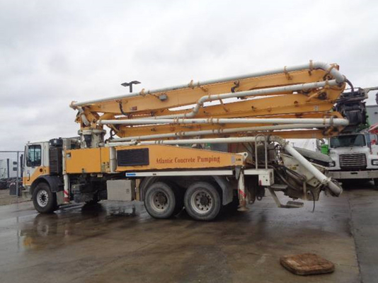 Bomba concreta usada del camión diesel de Zoomlion con Max. Aggregate Diameter de 24-36 milímetros