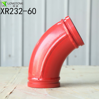 El tubo concreto de DN125 DN150 codea los reductores carga color amarillo blanco rojo