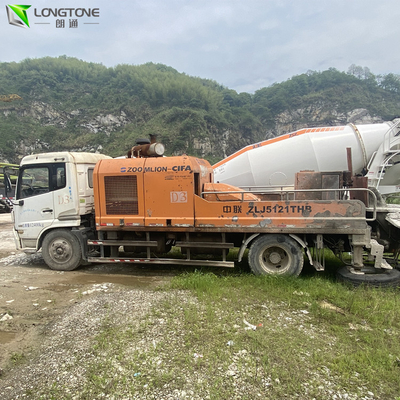 La línea concreta usada transporte de alta velocidad bombea la bomba concreta HBT90.18.199RSU de la ciudad