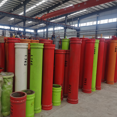 Tubo del auge y tubo de un sólo recinto de la cubierta para la colocación concreta
